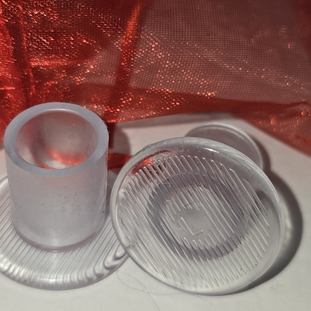 Lot of 22 Pairs High Heel Protectors Heel Caps Covers & Heel Stoppers Clear XS-L - Picture 6 of 7